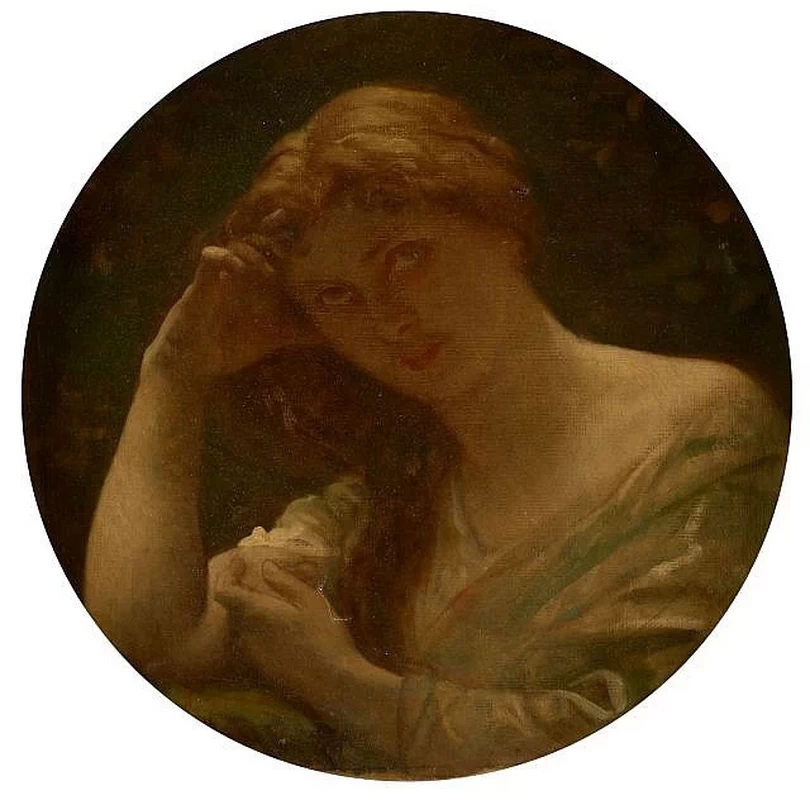 Giovane donna che medita